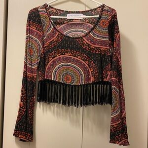 Long Sleeve Crop Top